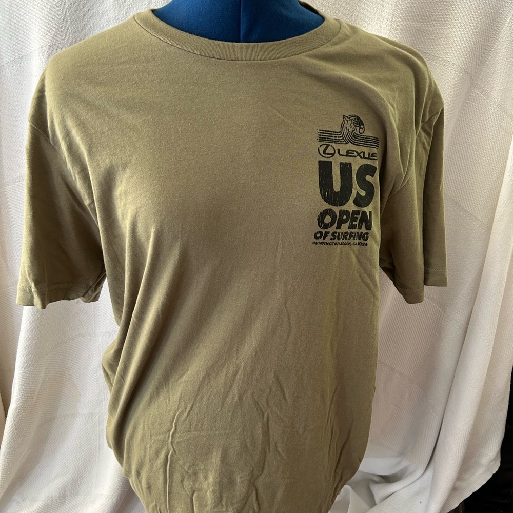 US Open surf Olive Green Men's T-Shirt